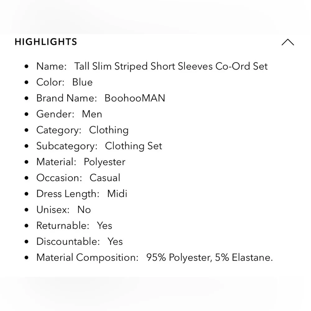 BoohooMAN Tall Slim Revere Abstract Textured Polo Short Set light blue-S